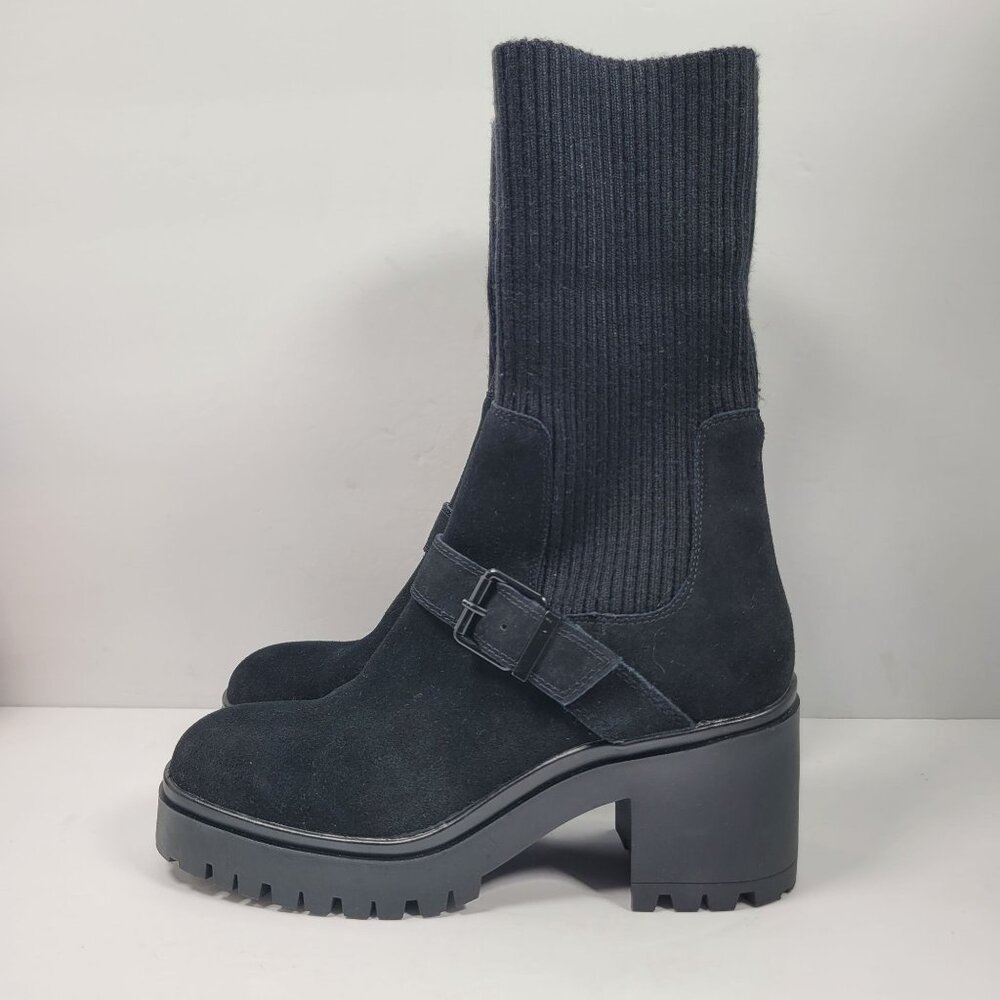 Blondo Women's Black Waterproof Chunky Heel Boots US Size 8.5M NWOT - Picture 2 of 10
